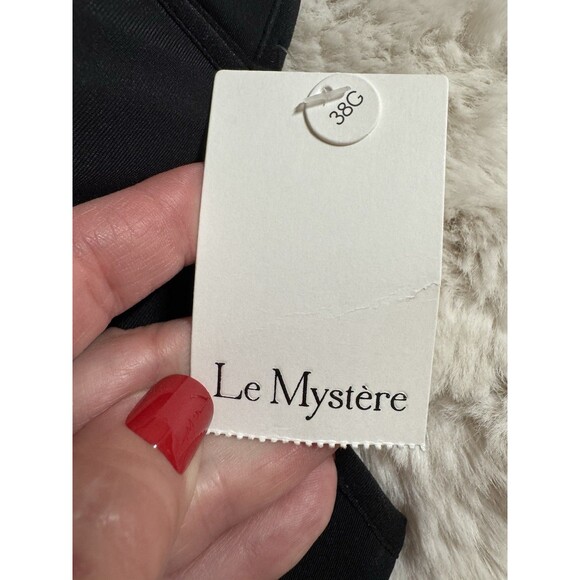 Le Mystere Dream Tisha Full-Busted Bra Black 38G Underwire Wide strap New Tags - Picture 7 of 7